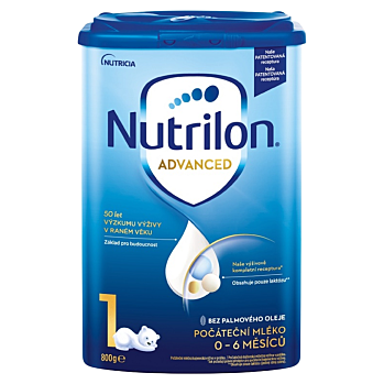 NUTRILON 1 Advanced Počiatočné dojčenské mlieko od 0-6 mesiacov 800 g (Počiatočné mlieka pre deti)