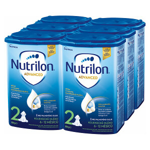 NUTRILON 2 Advanced Pokračovacie dojčenské mlieko od 6-12 mesiacov 6 x 800 g