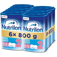 NUTRILON 2 Good Night pokračovacie dojčenské mlieko od ukončeného 6. mesiaca 6 x 800 g