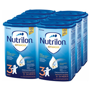 NUTRILON 3 Advanced Pokračovacie batoľacie mlieko od 12-24 mesiacov 6 x 800 g