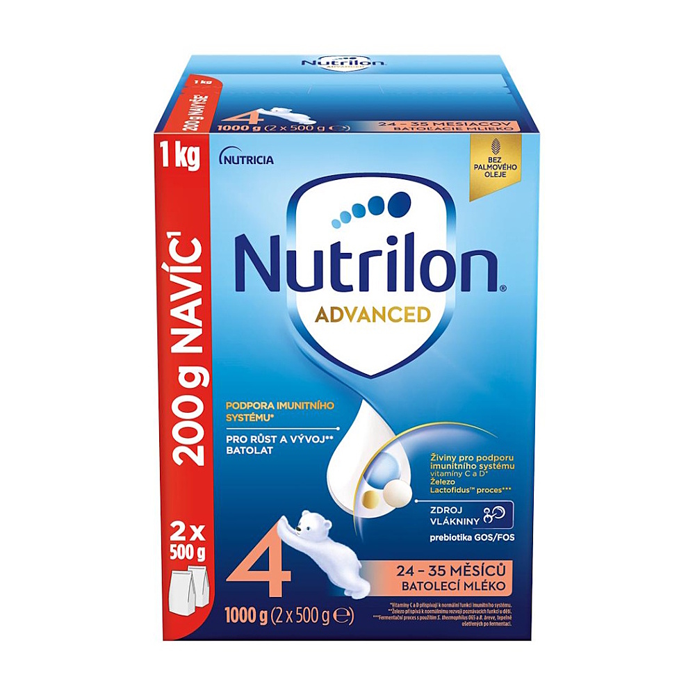 NUTRILON 4 batoľacie mlieko (24-35m) 1000g kúpite na Mojalekaren.sk