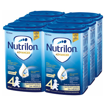 NUTRILON 4 Advanced Vanilla Pokračovacie batoľacie mlieko od 24 - 36 mesiacov 6 x 800 g