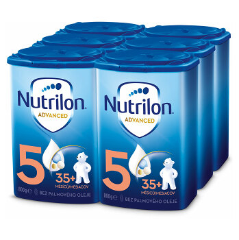 NUTRILON 5 Pokračovacie detské mlieko od 36 mesiacov 6x 800 g