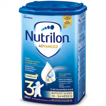 NUTRILON 3 Advanced Pokračovacie batoľacie mlieko od 12-24 mesiacov 800 g