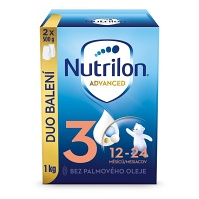 NUTRILON 3 Advanced Batoľacie mlieko od ukončeného 12. mesiaca 1000 g