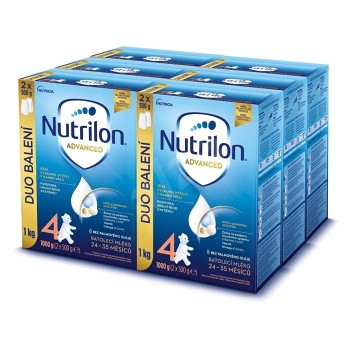 NUTRILON Advanced 4 batoľacie mlieko od ukončeného 24. mesiaca 6 x 1000 g