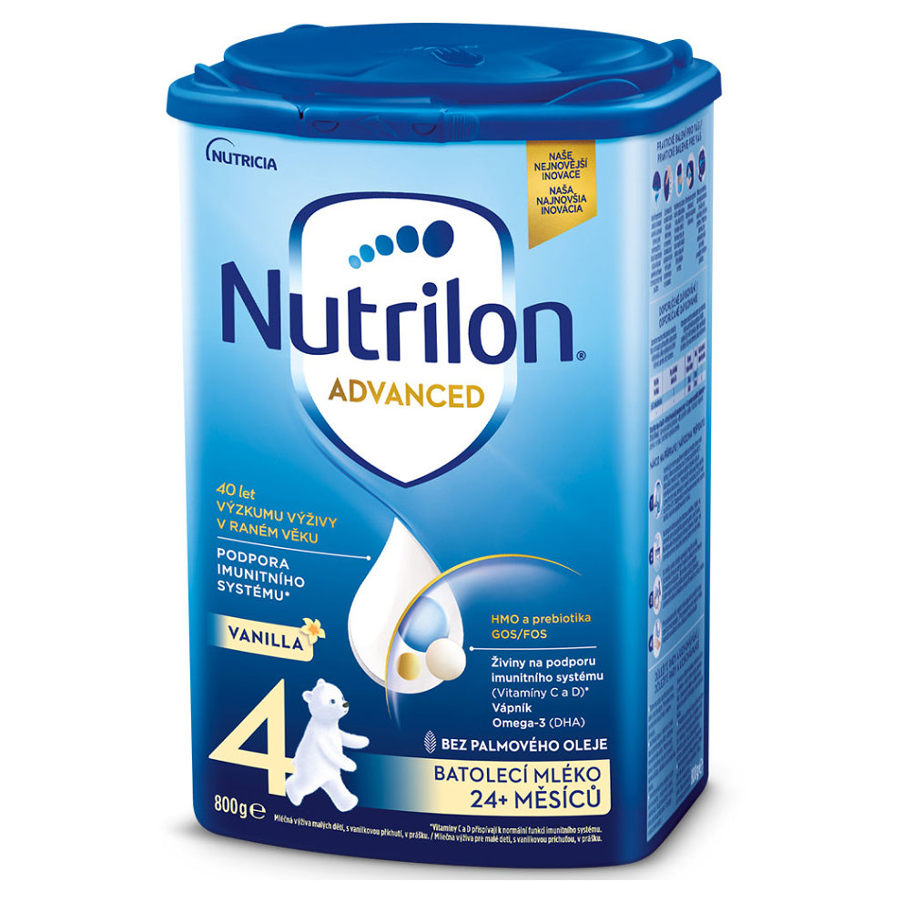 E-shop NUTRILON 4 Advanced Vanilla Pokračovacie batoľacie mlieko od 24-36 mesiacov 800 g