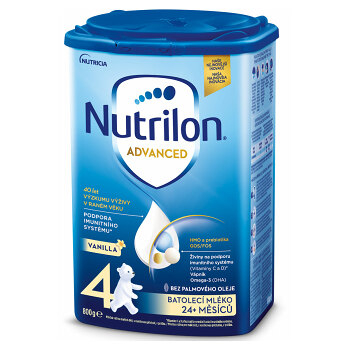 NUTRILON 4 Advanced Vanilla Pokračovacie batoľacie mlieko od 24-36 mesiacov 800 g, expirácie 12.08.2024