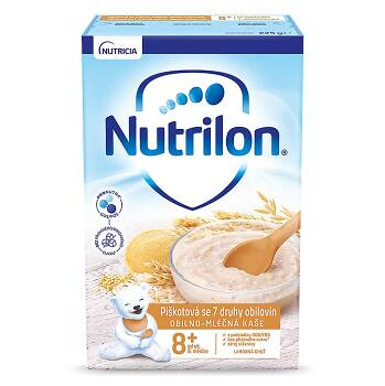 NUTRILON Pronutra Obilno-mliečna kaša Piškótová 7 druhov obilnín 225 g