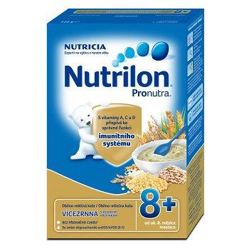 NUTRILON Mliečna kaša viaczrnná s ryžovými chrumkami 225 g
