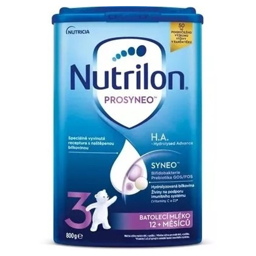 NUTRILON 3 Prosyneo H.A.batoľacie mlieko od uk. 12. mesiaca 800 g kúpite na Mojalekaren.sk