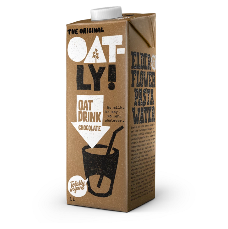 OATLY Ovsený nápoj s čokoládovou príchuťou 1 liter