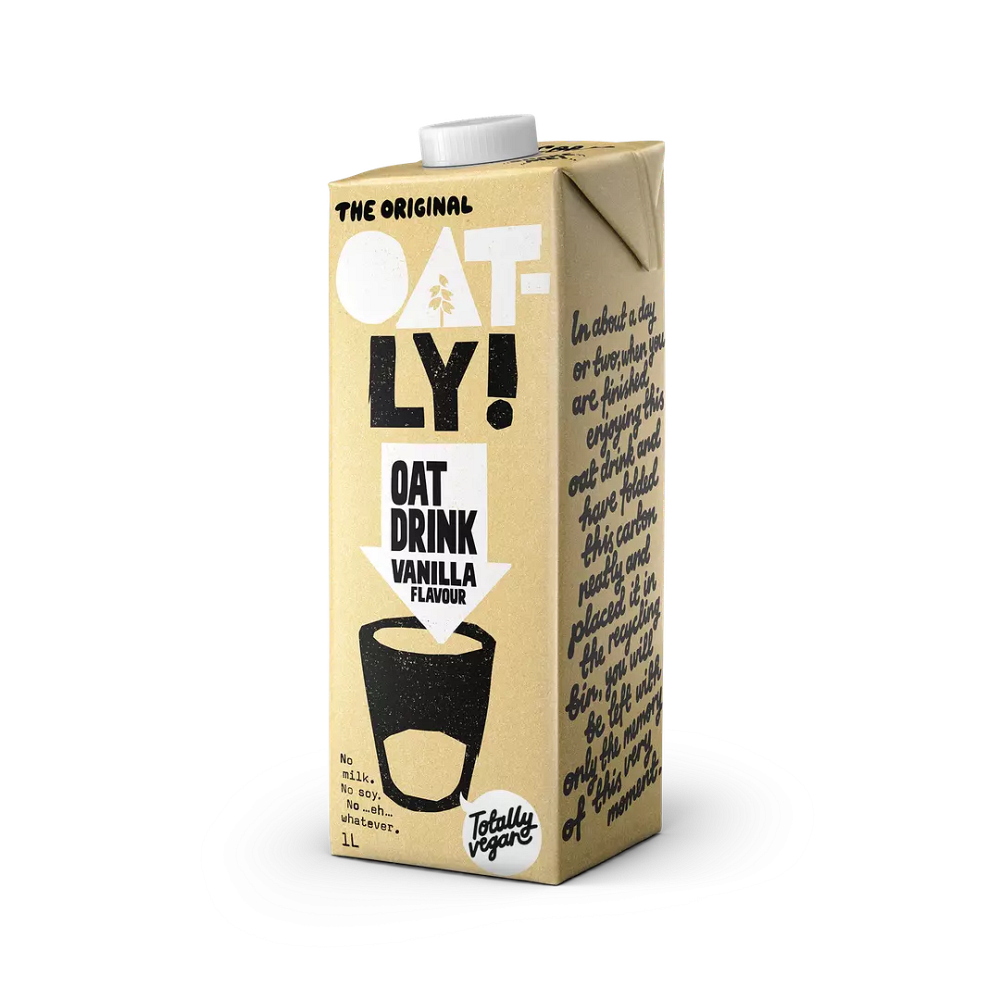 OATLY Ovsený nápoj s vanilkovou príchuťou 1 liter