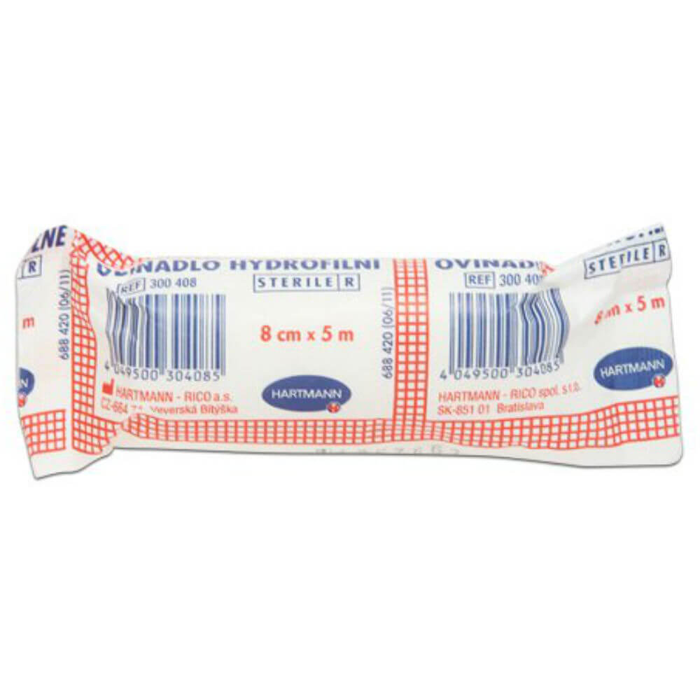 HARTMANN Ovínadlo hydrofilné sterilné 8cm x 5m