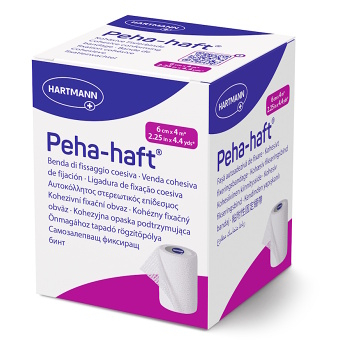 PEHA-HAFT Ovínadlo fixačné kohezívne 6 cm x 4 m (Ovínadlá a obväzy) - Samodržiaci