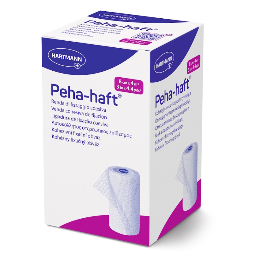 PEHA-HAFT Ovínadlo fixačné kohezívne 8 cm x 4 m