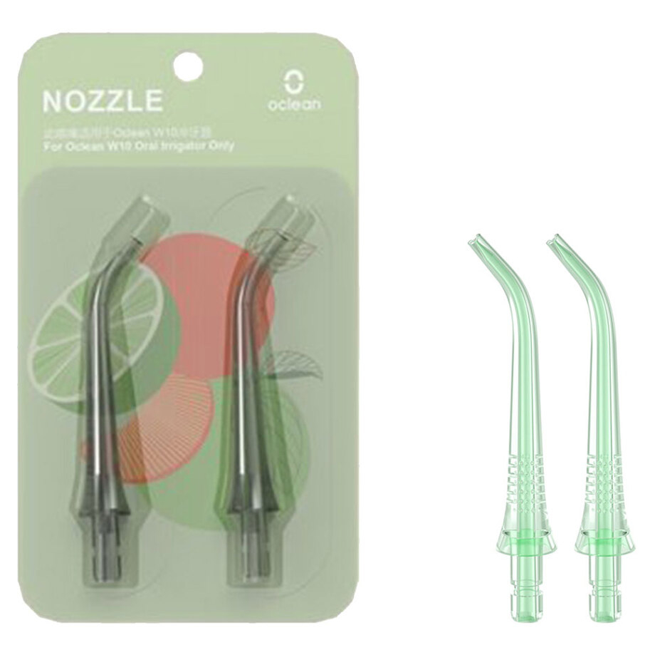 E-shop OCLEAN Náhradné trysky ústnej sprchy N10-W10 Zelené 2 kusy