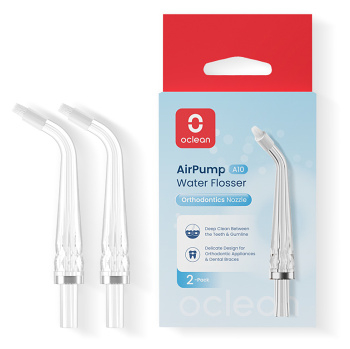 OCLEAN Náhradné trysky ústnej sprchy N21-A10 ortodontické číre 2 kusy (Ústne a zubné sprchy)