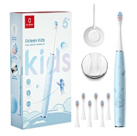 OCLEAN Sada kids modrá 6ks hlavíc a držiak na stenu navyše