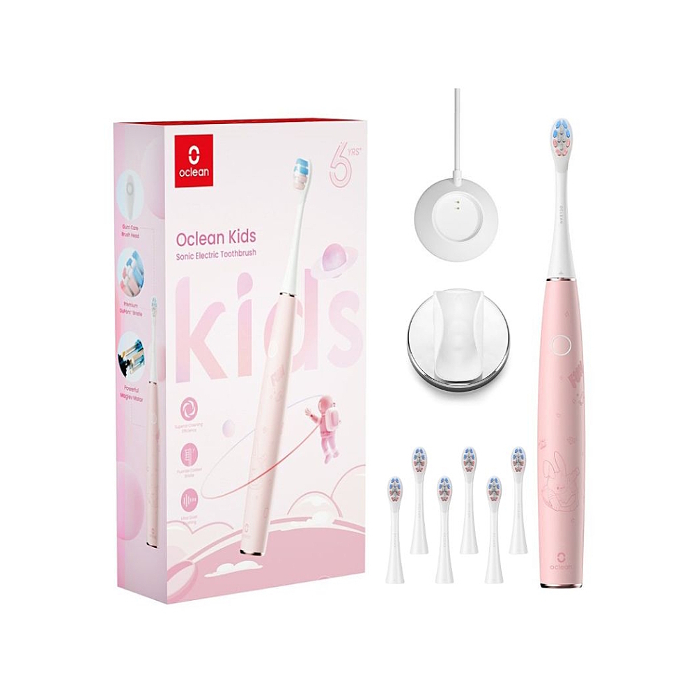 E-shop OCLEAN Sada kids ružová 6ks hlavíc a držiak na stenu navyše