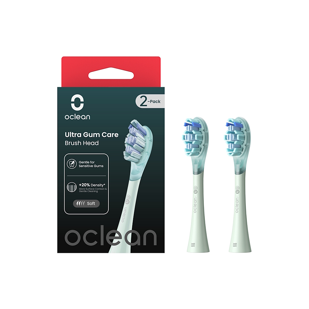 E-shop OCLEAN Ultra Gum Care UG01 náhradná hlavica zelená 2ks