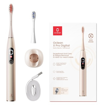 OCLEAN X Pro Digital sonická kefka zlatá (Sonické zubné kefky)