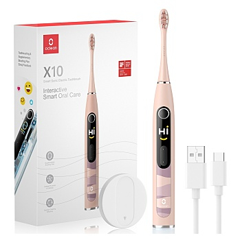 OCLEAN X10 Sonická kefka Pink 1 kus (Sonické zubné kefky)