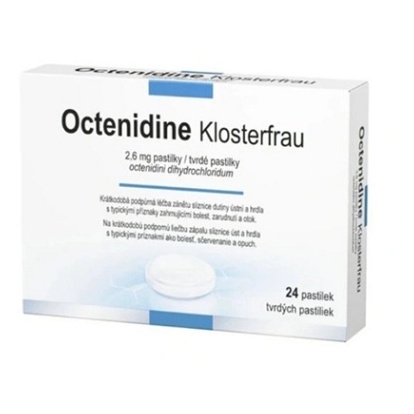E-shop OCTENIDINE Klosterfrau 2.6 mg 24 pastilek