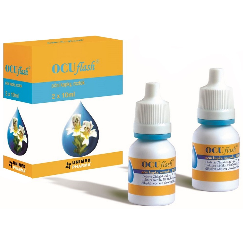 OCUFLASH Očné kvapky 2 x 10 ml kúpite na Mojalekaren.sk