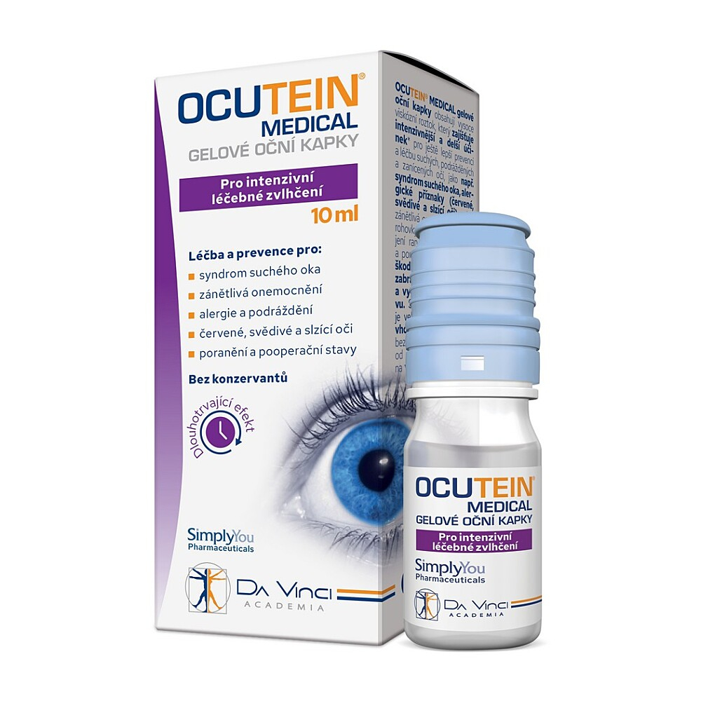Da Vinci Academia Ocutein Medical očné kvapky s gélovou textúrou 10 ml kúpite na Mojalekaren.sk