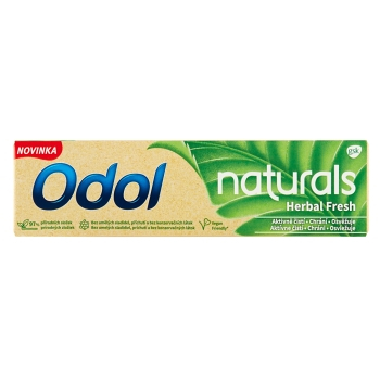 ODOL Naturals Herbal Fresh zubná pasta s fluoridom 75 ml