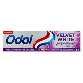 ODOL Velvet White zubná pasta s fluoridom 75 ml