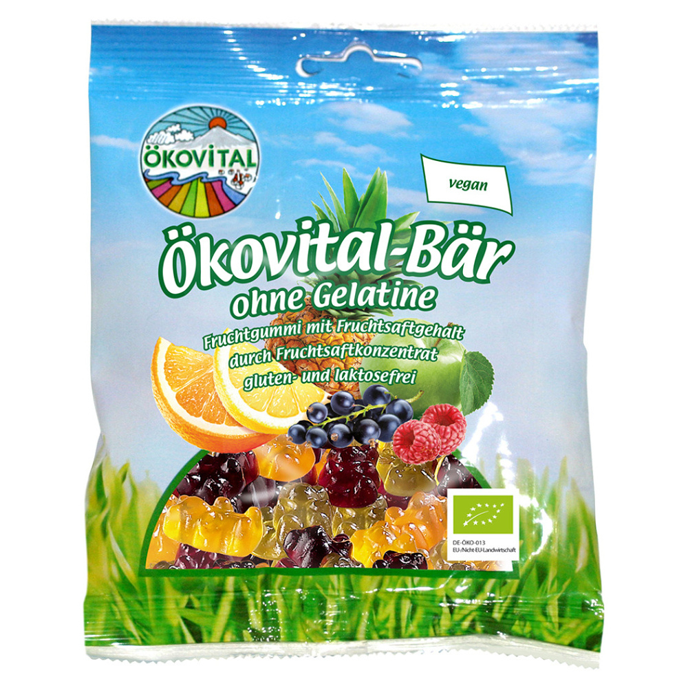 ÖKOVITAL Želé medvedíky vegan BIO 80 g