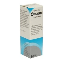 OFTAGEL 2,5 mg/g očný gél 10 g