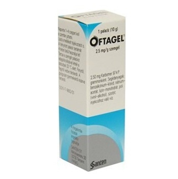 OFTAGEL 2,5 mg/g očný gél 10 g