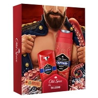 OLD SPICE Captain Sprchový gél 250 ml + tuhý dezodorant 50 ml Darčekové balenie