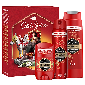 OLD SPICE Epic Legend Darčeková súprava s hrou Domino 3 kusy (Kozmetické balíčky)