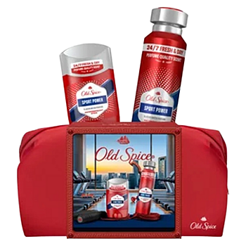 OLD SPICE Sport Power Xmas Darčeková sada v taške 2 kusy (Kozmetické balíčky)