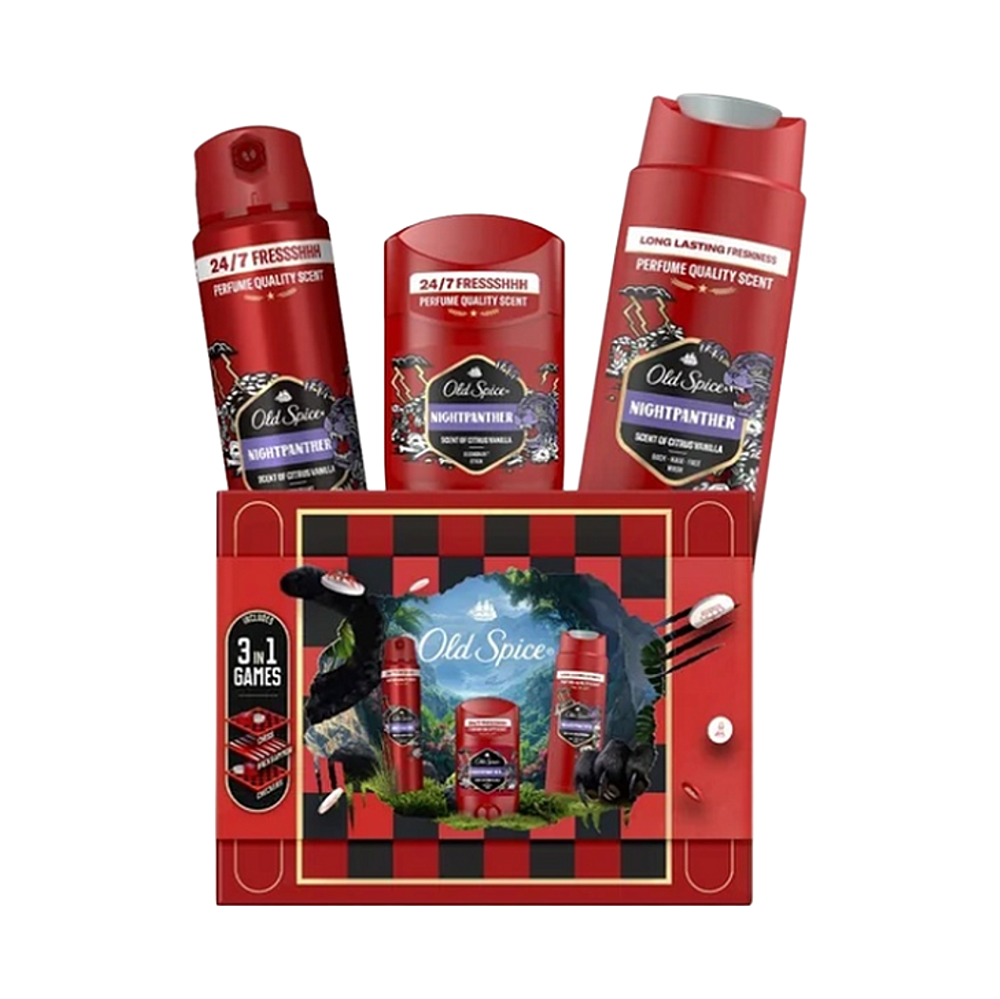 OLD SPICE Xmass sada Night Panther Games 3 kusy kúpite na Mojalekaren.sk
