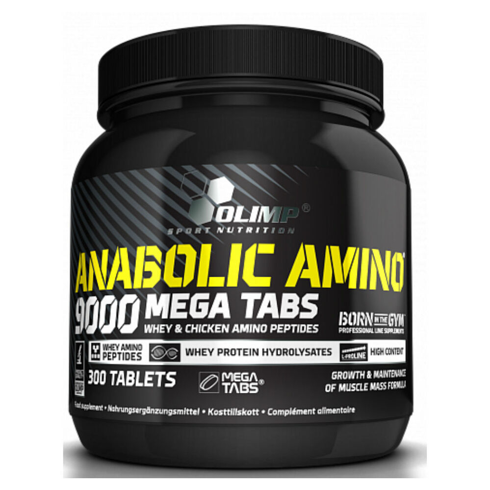 E-shop Anabolic Amino 9000, komplexné aminokyseliny, 300 kapslí, Olimp