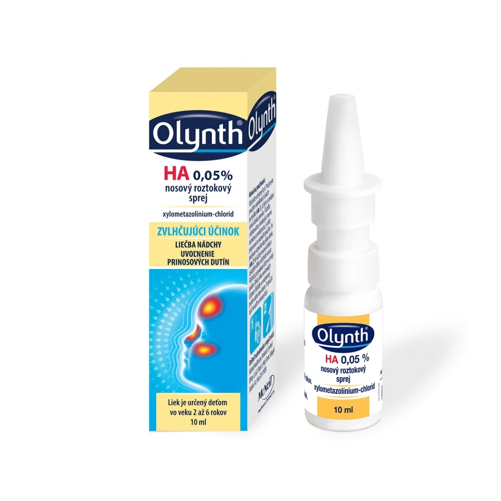 Olynth Olynth HA 0,5 mg/ml nosný sprej, roztok proti upchatému nosu a nádche 10 ml kúpite na Mojalekaren.sk