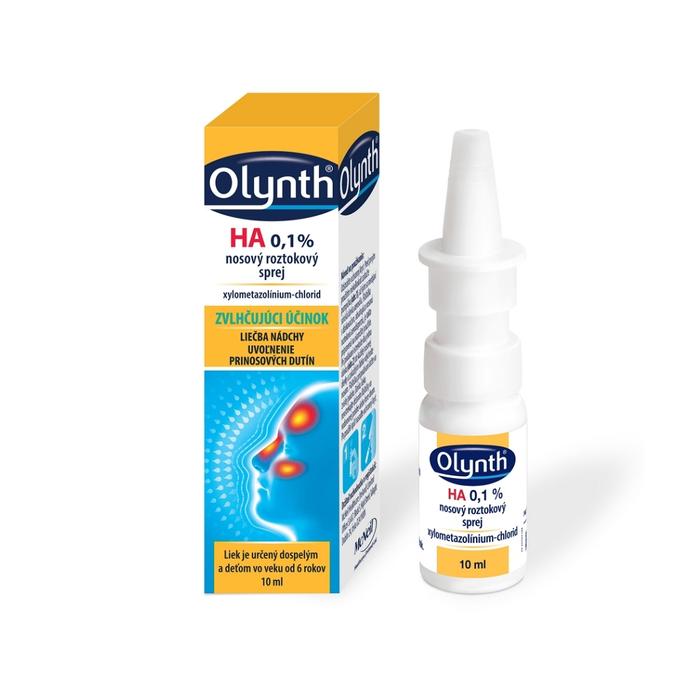 Olynth Olynth HA 0,1% nosný sprej, roztok na uvoľnenie nosa a nosných dutín 10 ml kúpite na Mojalekaren.sk