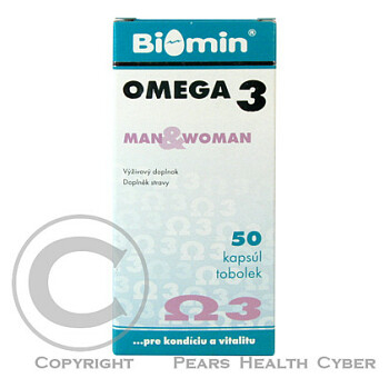 BIOMIN Omega-3 man&woman 50 kapsúl