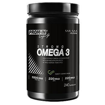 PROM-IN Omega 3 strong 240 kapsúl (Výživové doplnky pre športovcov)