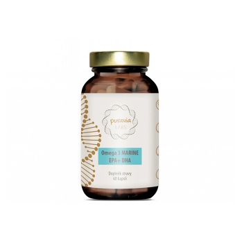 PURAVIA LABS Omega 3 z morských rýb 60 kapsúl (Srdce, cholesterol) - Viaczložkové