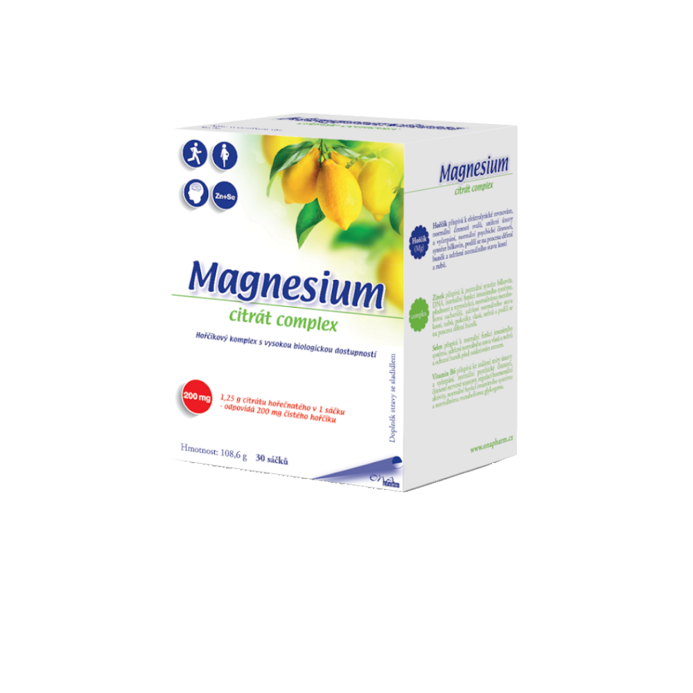 ONAPHARM Magnesium citrát complex 30 sáčkov