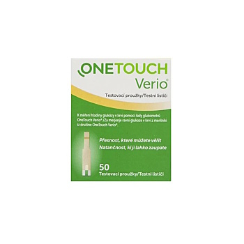 Testovacie prúžky OneTouch Verio 50ks (Testovacie prúžky) - Na cukor