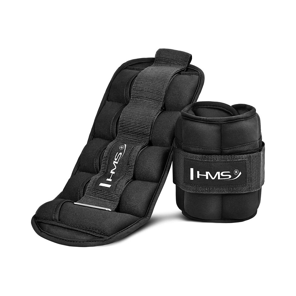 E-shop HMS ONK02 Nastaviteľné záťaže na zápästie a členky 2 x 1 kg