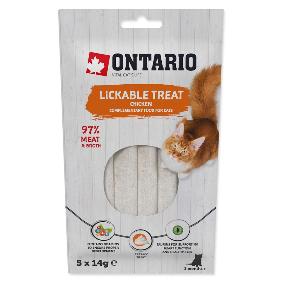 E-shop ONTARIO Lízacia pochúťka kura 5x14 g