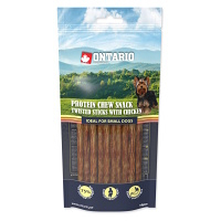 ONTARIO Žuvacia krútená tyčinak Proteín kura 12,7 cm 10 ks